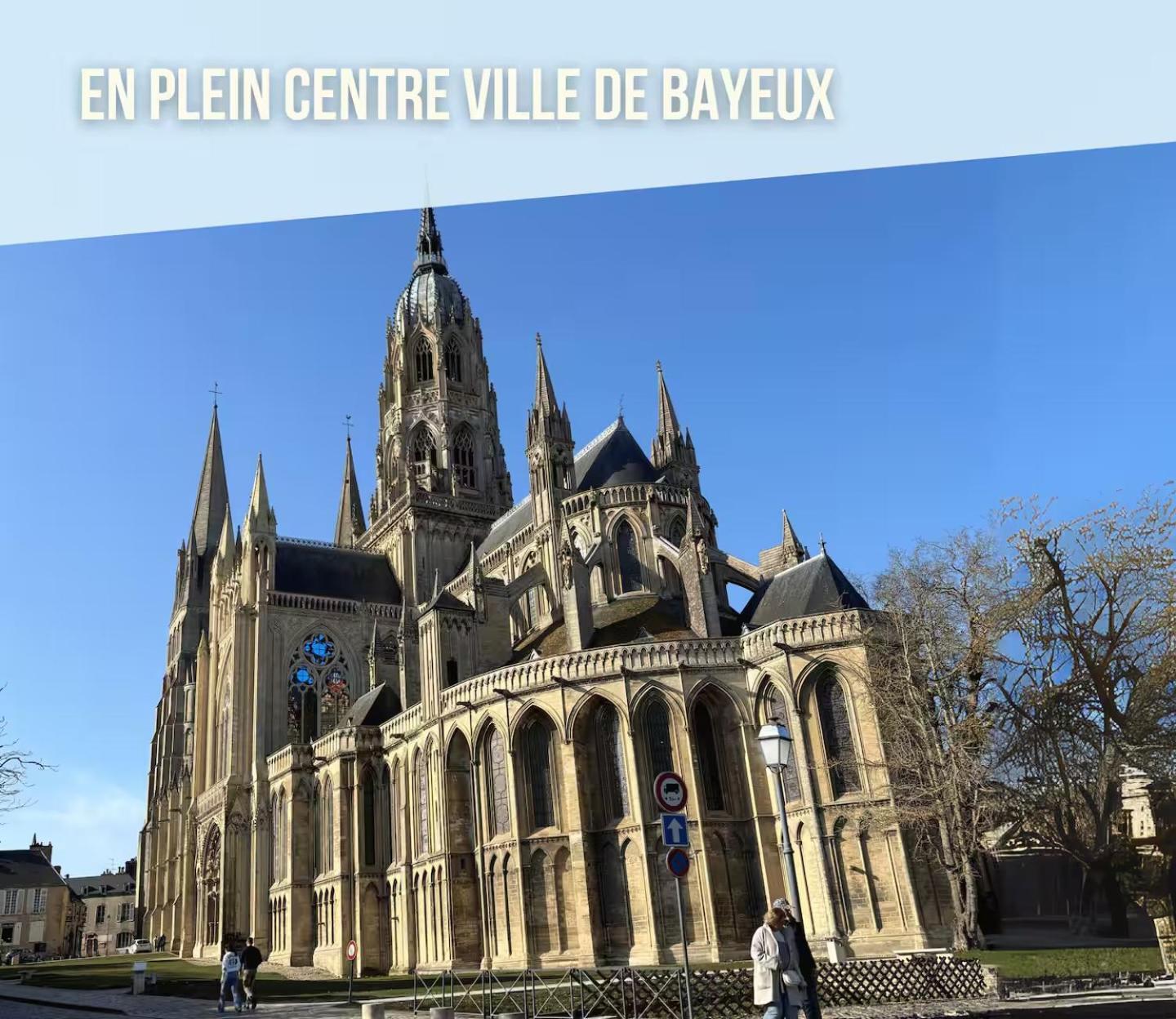 Les Remparts Apt Spacieux 1 Er Etage Renove Joliment Decore Bien Equipe Plein Centre Bayeux Proche Plages Du Debarquement Parking Gratuit A Proximite Eksteriør bilde