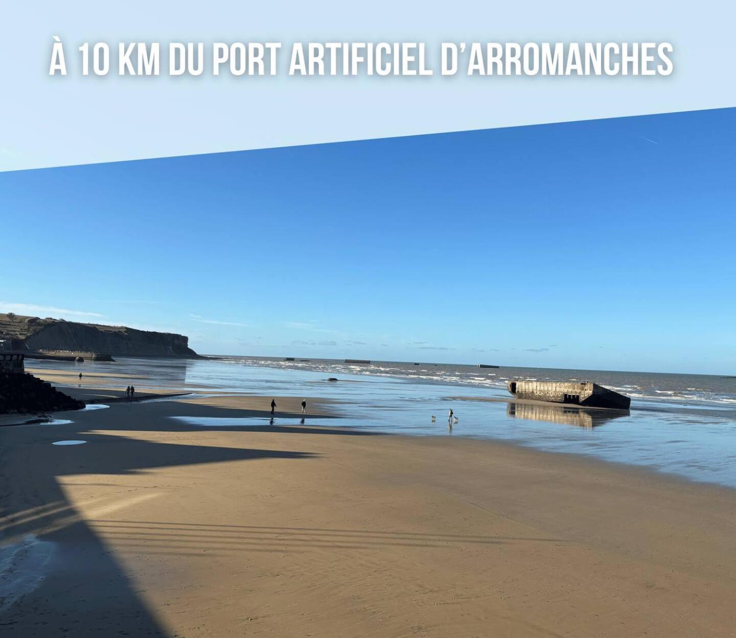 Les Remparts Apt Spacieux 1 Er Etage Renove Joliment Decore Bien Equipe Plein Centre Bayeux Proche Plages Du Debarquement Parking Gratuit A Proximite Eksteriør bilde
